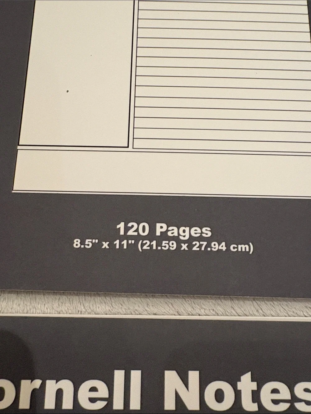 6 Cornell Notes Blank Notebooks